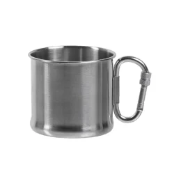 Mil-Tec Drikkekrus – Rustfrit stål m. karabin – 500 ml New