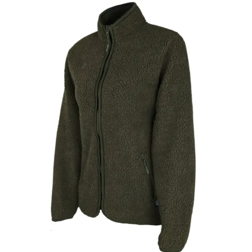 Treklife Fleecetrøje dame – Sherpa – Grøn Outlet