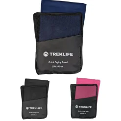Treklife Hurtigtørrende microfiber håndklæde – 200×100 cm – Outlet