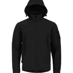 Highlander Jakke – Tactical Soft-Shell – Sort Outlet