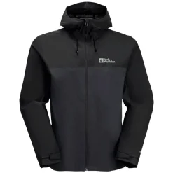 Jack Wolfskin Jakke til herre – Weiltal 2 lags – Sort Sale