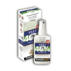 TravelSafe Myggespray – 40% DEET – 60 ml Clearance