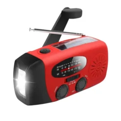 Aquipe Nødradio – FM/AM – Håndsving – Solcelle – 2000 mAh powerbank Discount