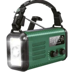 Aquipe Nødradio FM/AM – 20.000 mAh powerbank – Håndsving – Solcelle Hot