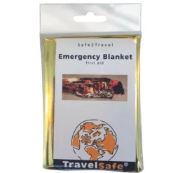 TravelSafe Nødtæppe – Guld og sølv side – Clearance