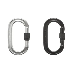 Black Diamond Oval Keylock Screwgate Biner – New
