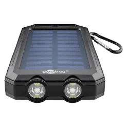 Goobay Powerbank – 8.000 mah – Solceller Clearance