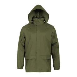 Highlander Regnjakke – Stormguard Stowaway – Mænd – Grøn Outlet