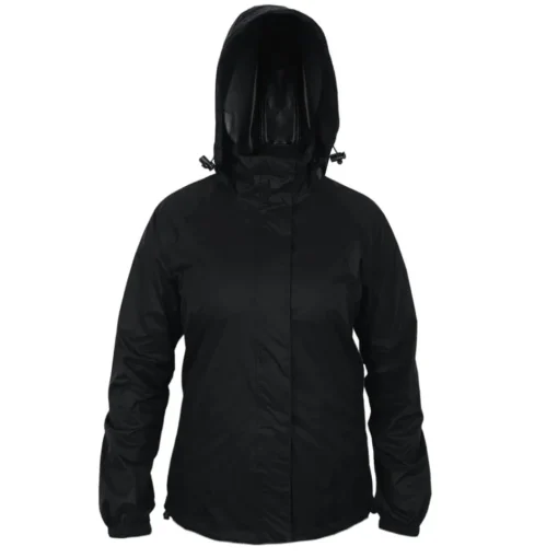 Treklife Regnjakke dame – Rain Packaway – Sort Best