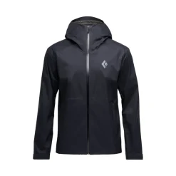Black Diamond Regnjakke til herre – Fineline Stretch Rain Shell – Sort