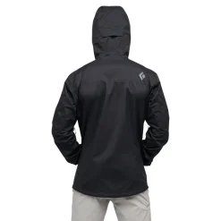 Black Diamond Regnjakke til herre – Fineline Stretch Rain Shell – Sort