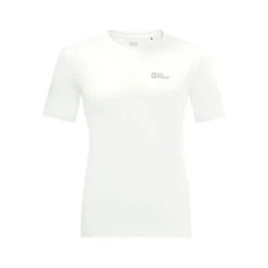 Jack Wolfskin T-shirt til herre – Tech T M – Hvid Outlet