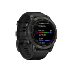 Garmin Ur – Fenix 7 Sapphire Solar – 47 mm – Carbon grey New