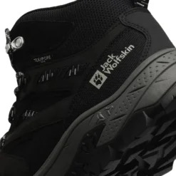 Jack Wolfskin Vandrestøvler herre – Vojo Tour Lt Texapore Mid M – Sort