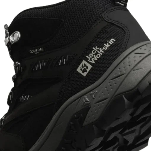Jack Wolfskin Vandrestøvler herre – Vojo Tour Lt Texapore Mid M – Sort